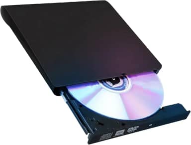 Unidade de DVD externa USB 2.0, leitor de DVD ou laptop, unidade de disco portátil CD ROM, unidade de gravador de DVD portátil ultrafina