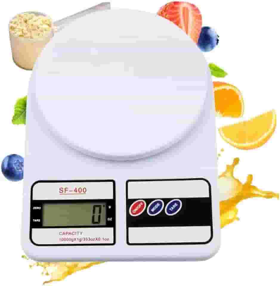 Balança de Cozinha 10 Kg Digital Eletrônica de Comida para Dieta Nutrição Casa Cozinha Alta Precisão Escala de 1g a 10 KG Premium Marca Myfound