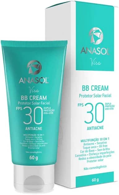 BB Cream Facial Antiacne FPS 30 60g - Anasol
