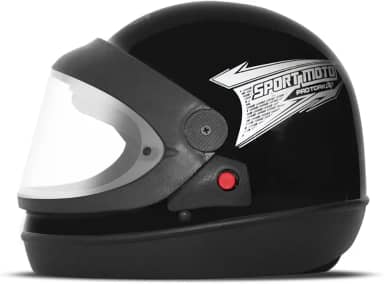 CAPACETE FECHADO PRO TORK SPORT MOTO LIGHT PRETO TAM. 60