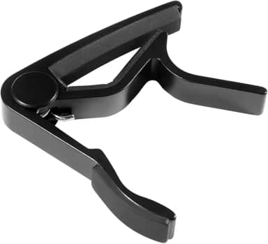 Capotraste Braçadeira Ajústavel Para Violão Aço Folk Preto