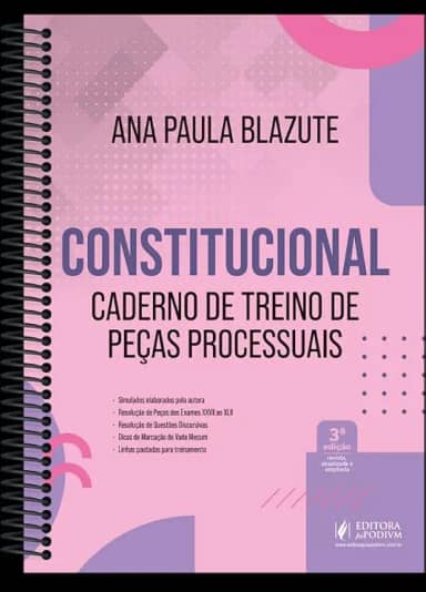 Constitucional - Caderno de Treino e Peças Processuais - 3ª Edição (2025)