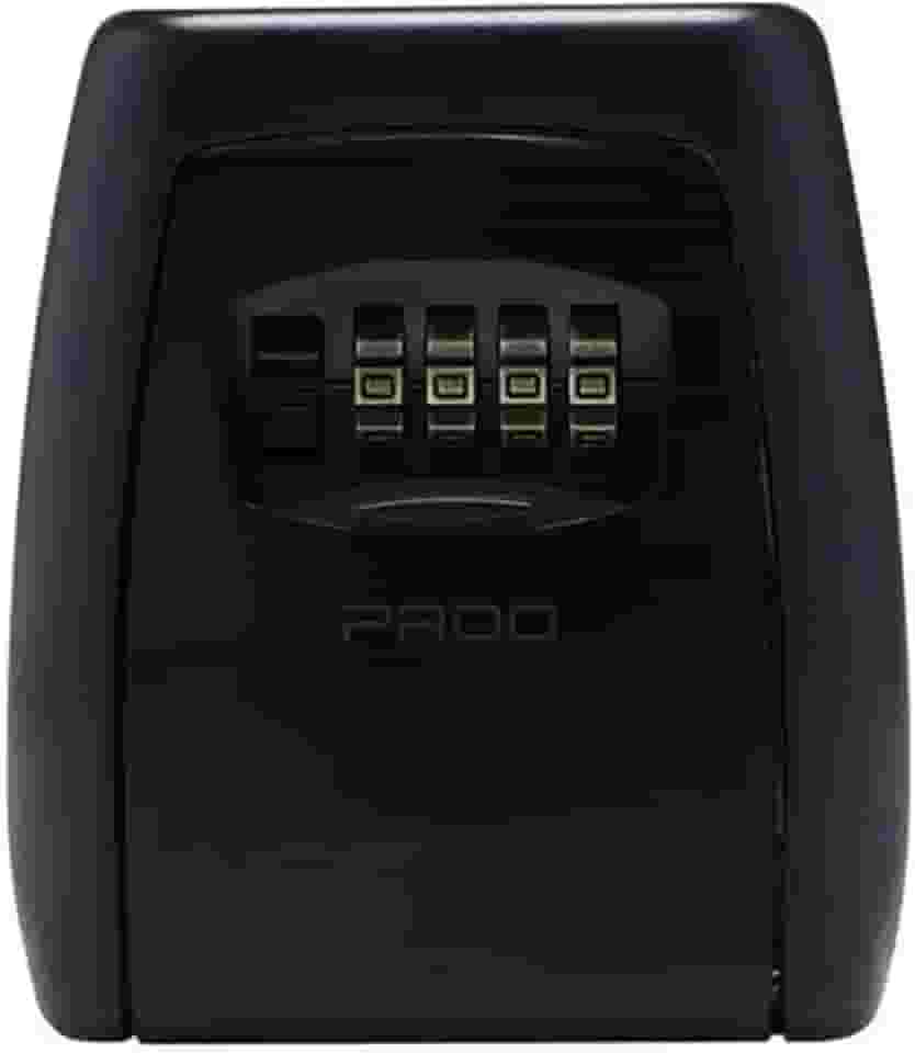 Mini Cofre Parede Para Chaves em Aço Preto com Senha Pado