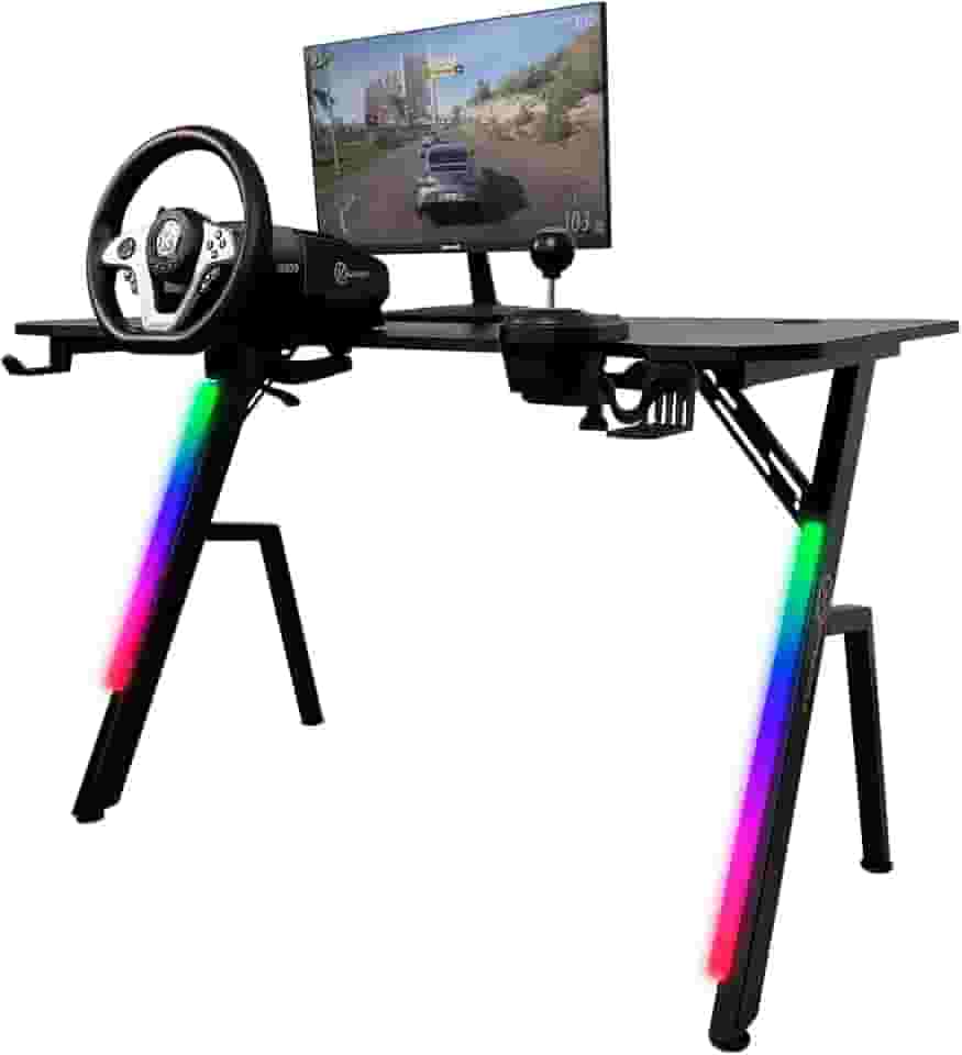 Mesa Gamer Kalkan Illumi RGB 120 x 61 x 78 cm KLK00030