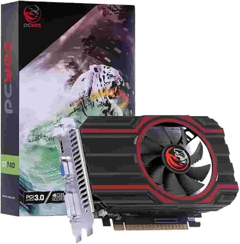 PLACA DE VIDEO NVIDIA GEFORCE GT 740 GDD5 4GB 128BIT SINGLE FAN - FULL SIZE - PA740GT12804D5FZ - PCYES