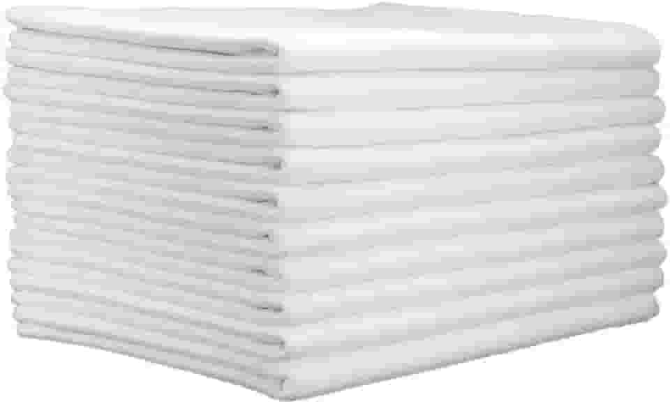 Pano De Prato Liso Branco Legitimo Pé De Galinha 20 Un