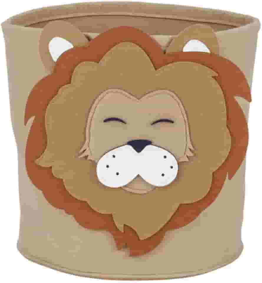 Oikos - Cesto Infantil de Feltro Leão