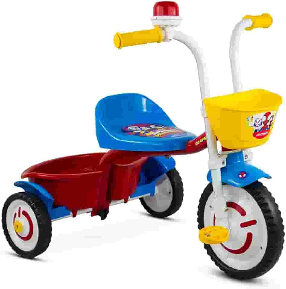 Nathor Triciclo Infantil Marvel Spider Man Aluminio Azul