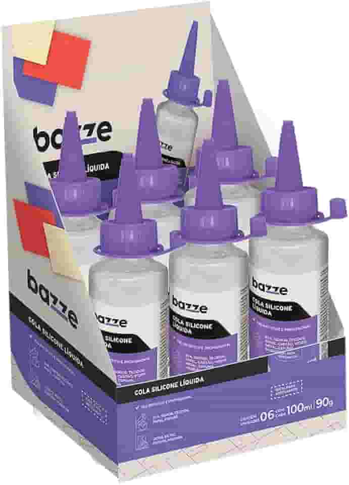 Cola Silicone Liquida Bazze 100Ml Display 6 Unidades
