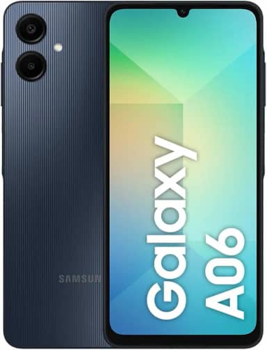 Smartphone Samsung Galaxy A06 128GB, 4GB RAM, Processador Octa-Core, Bateria de 5000mAh, Tela Infinita de 6.7', Câmera Traseira Dupla, Dual Chip - Azul Escuro
