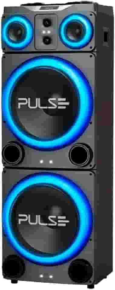 Caixa de Som Pulse Torre Double SP515 15 pol' LED Bluetooth- 3500w