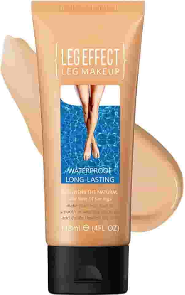 Skynest Maquiagem Para Pernas E Corpo, Base Aperfeiçoar A Pele, Corretivo Cobrir Tatuagens Veias De Aranha, Com Aparência Impecável Cicatrizes, Uniformiza O Tom (Dourado Médio)