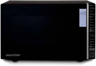 Micro-ondas Brastemp 32 Litros Preto com Grill e Painel Integrado - BMG45AE 220V