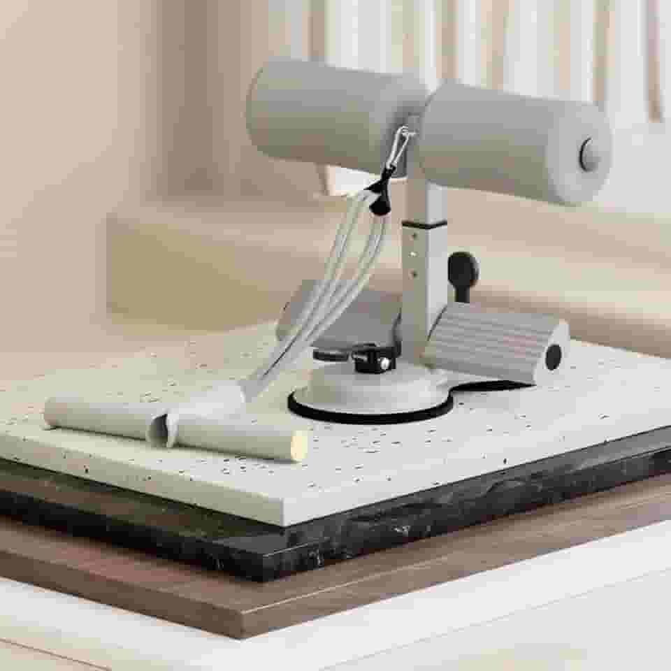 Aparelho Suporte Abdominal com Ventosa Apoio Exercícios para academia em casa