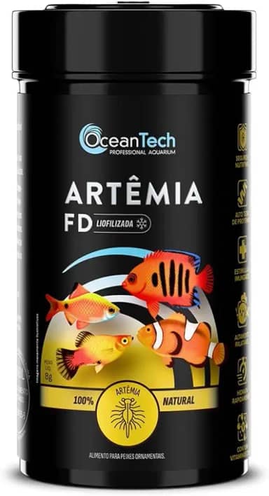 Ração Para Peixe Artemia FD 8G - OCEAN TECH