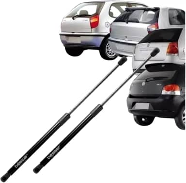 Par Amortecedor Tampa Traseira Porta Malas Palio Corsa Celta Prata/Cinza Celta 2000-2014 Corsa Hatch 2002-2012 Fiat Palio 1996-2011 (Exceto Palio Weekend)