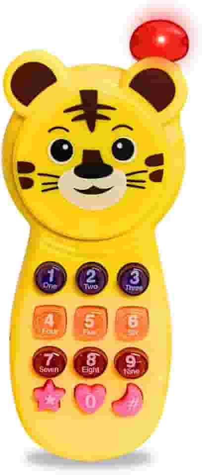 Celular Infantil Tigrinho Com Músicas e Luzes Brinquedo Interativo Linha Premium M5 Armarinhos