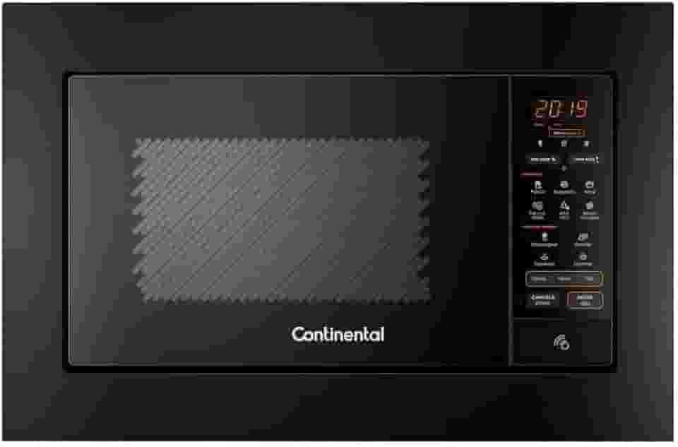 Micro-ondas de Embutir Continental 27L Preto com Função Tira Odor (MC2EP) 220V