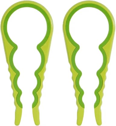 Evriholder Pacote com 2 abridores de pote fáceis de segurar, pacote com 2, cores podem variar