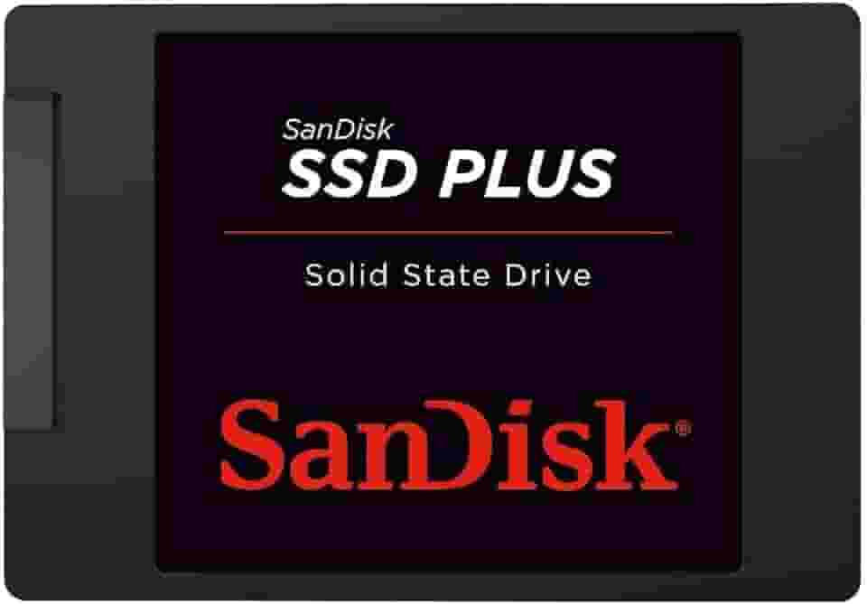 SanDisk SSD Plus, 240GB, SATA, Leitura 530MB/s, Gravação 440MB/s, SDSSDA-240G-G26, Preto