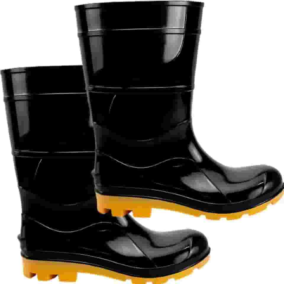 Bota Chuva Impermeável Motociclista Motoboy Motoqueiro Preto
