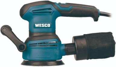 Lixadeira Roto-Orbital Wesco WS4265 400W – 125mm, Velocidade Variável, Coletor de Pó, Empunhadura Auxiliar – 220v