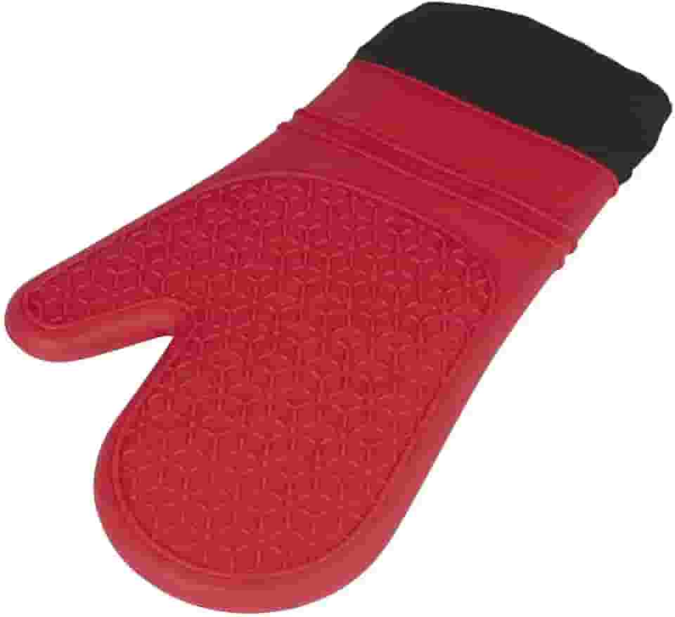 Mor - Luva Térmica de Silicone Manga Longa com Forro Vermelha