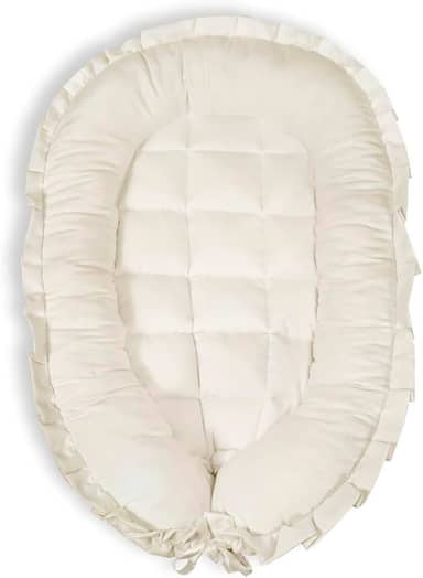 Ninho Redutor de Berço para Bebê - Piquet Palha