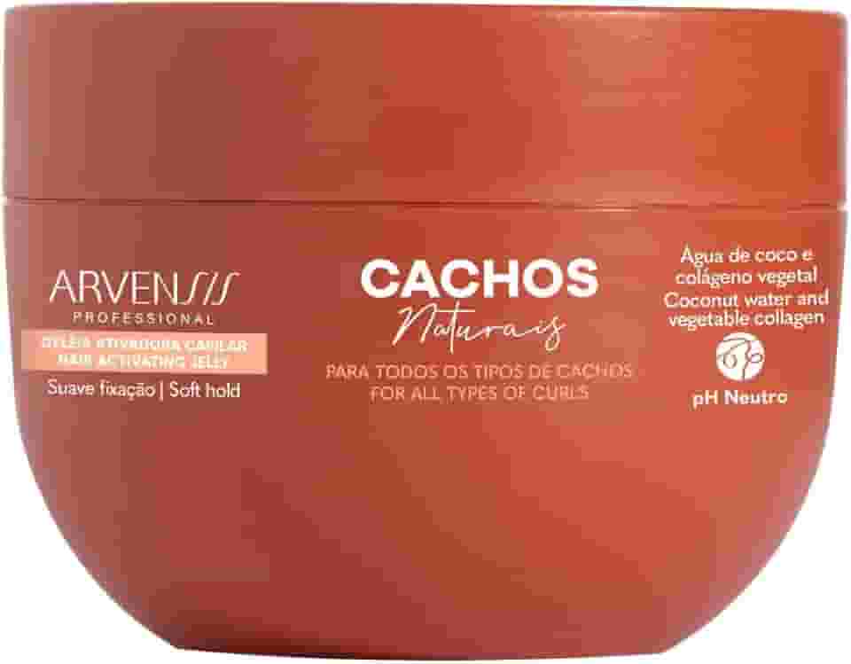 Geléia Ativadora Cachos Naturais Todos Tipos de Cachos SUAVE FIXACAO ARVENSIS 250G