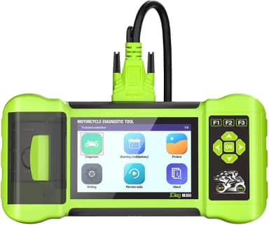 TopDiag M300 Instrumento de diagnóstico para motocicletas, testador de bateria, suporte para atualização e impressão de software, leitor de código de falha de diagnóstico