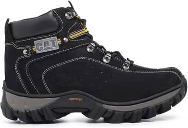 Bota Coturno Caterpillar Adventure Couro Legítimo + Palmilhas Gel. Unissex.