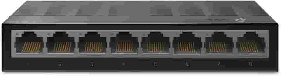 TP-Link Switch Gigabit De Mesa Com 8 Portas 10/100/1000 Ls1008G Smb, Preto