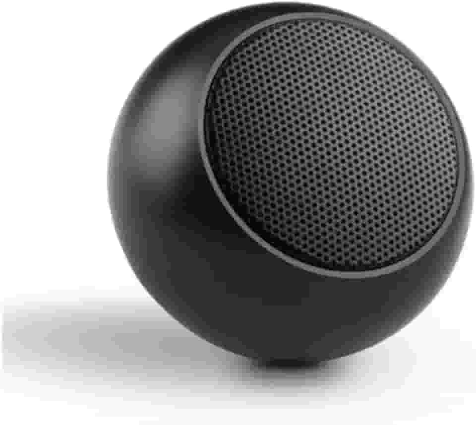 Caixa de Som Bolinha Bluetooth Super Potente Mini, sem fio, Tws Mini Speaker Amplificada (PRETO)