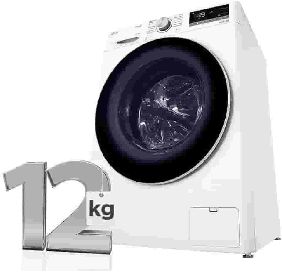 Lava e Seca Smart Lg Vc4 12kg Branca Com Inteligência Artificial Aidd Cv5012wc4a 220v