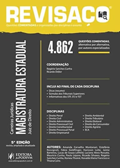 Revisaço. Magistratura Estadual. Juiz de Direito