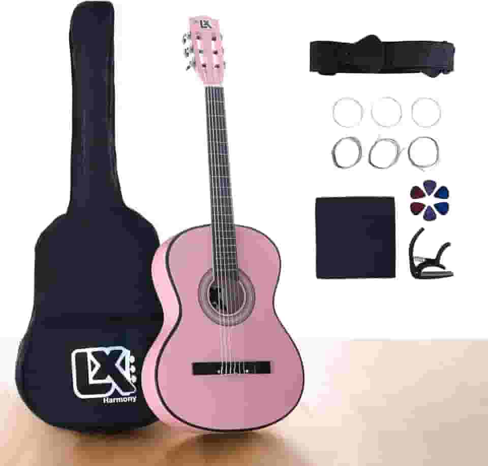 Violão Clássico Acústico 38' para Iniciantes - Kit Completo