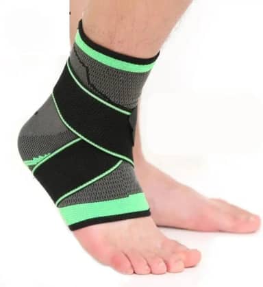 Tornozeleira Compressão Ajustável Estabilizadora Ortopédica para Entorse e Tendinite Alívio da Dor Unissex e Respirável - CORES SORTIDAS