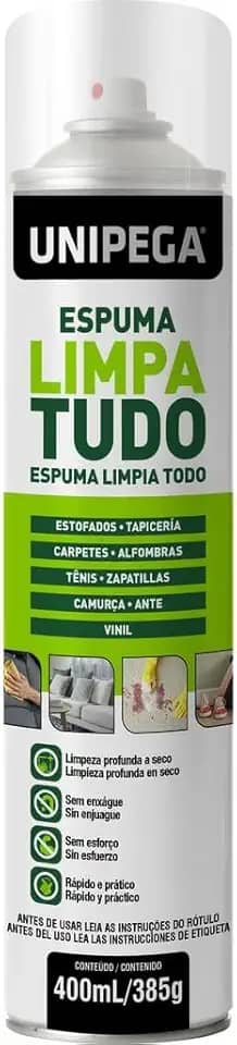 UNIPEGA ESPUMA LIMPA TUDO 400ML/385G