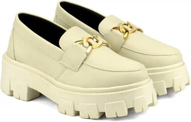 Mocassim Feminino Tratorado GuGi Com Metal Oxford Plataforma Blogueira Leve 403-GG