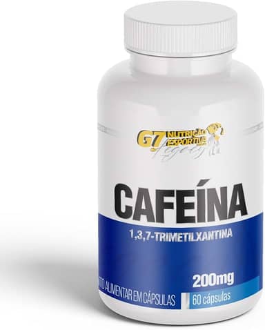 CAFEÍNA 200MG CAPS TERMOGÊNICO - G7 NUTRIÇÃO ESPORTIVA LEGACY