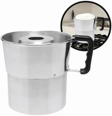 Fervedor Leiteira Ferve Leite Inderramável Aluminio 3 Litros