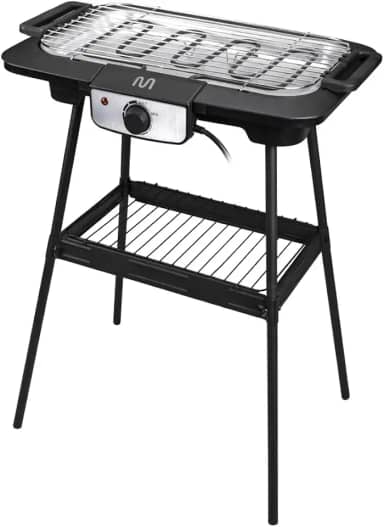 Churrasqueira Elétrica Gourmet com Pedestal e Coletor de Gordura, Não Emite Fumaça 220V 2000W - GO134