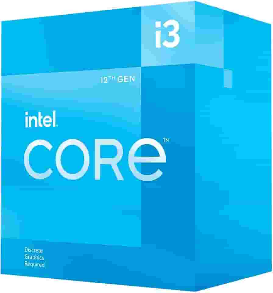 PROCESSADOR INTEL CORE I3-12100F 3.3GHz (TURBO 4.3GHz) 12MB CACHE LGA1700 12° GERACAO BX8071512100F