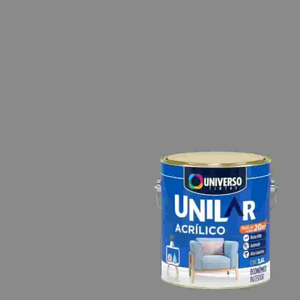 Tinta Acrílica Antimofo Unilar 3,6l Escolha sua Cor (Nanquim)