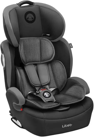 Cadeira Para Auto 9-36 Kg Isofix Litet Safemax Fix 2.0 Cinza - BB460