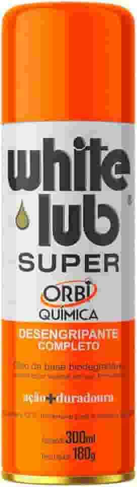 White Lub Óleo Protetivo Desengripante 300ml-180gr P/Carros Motos Casa Escritório Indústria Oficina