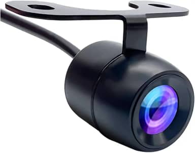 Câmera De Ré Colorida Automotiva Parachoque Infravermelho Visão Noturna Borboleta 2x1 LED Estacionamento Baliza Segura Carro Caminhão Van PREMIUM ONYK