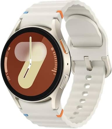 Samsung Galaxy Watch7 Smartwatch 40mm Bluetooth, Galaxy AI, Tela em Cristal de Safira, GPS de Dupla Frequência, Monitoramento avançado de saúde, sono e de coração, Processador de 3nm - Creme