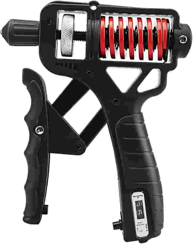 Hand Grip, Hand Grip Fortalecedor de Mão com Contador 5-165kg Aiker, AjustáVel Handgrip, Contagem de 0-99 Grip com Mola Dupla, Fortalecedor de Mão, Antebraço