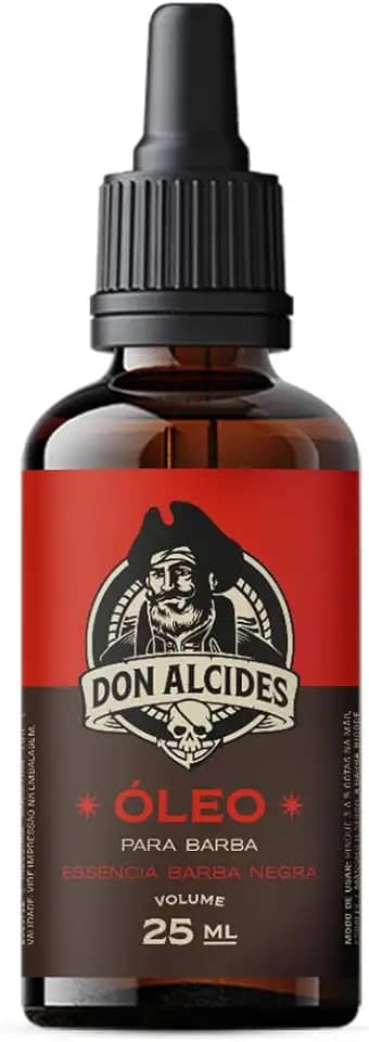 ÓLEO PARA BARBA DON ALCIDES BARBA NEGRA 25ML